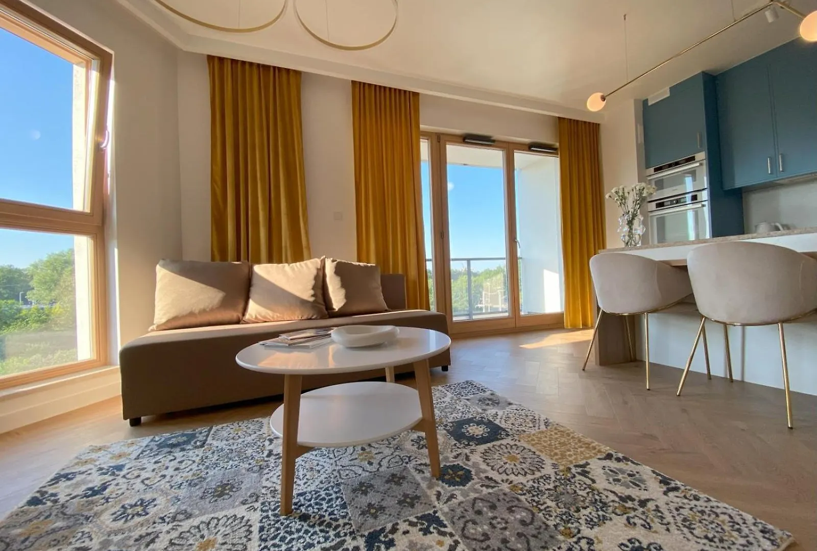 Blue Apartment location